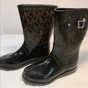 Michael Kors MK Logo Rainboots Size 7